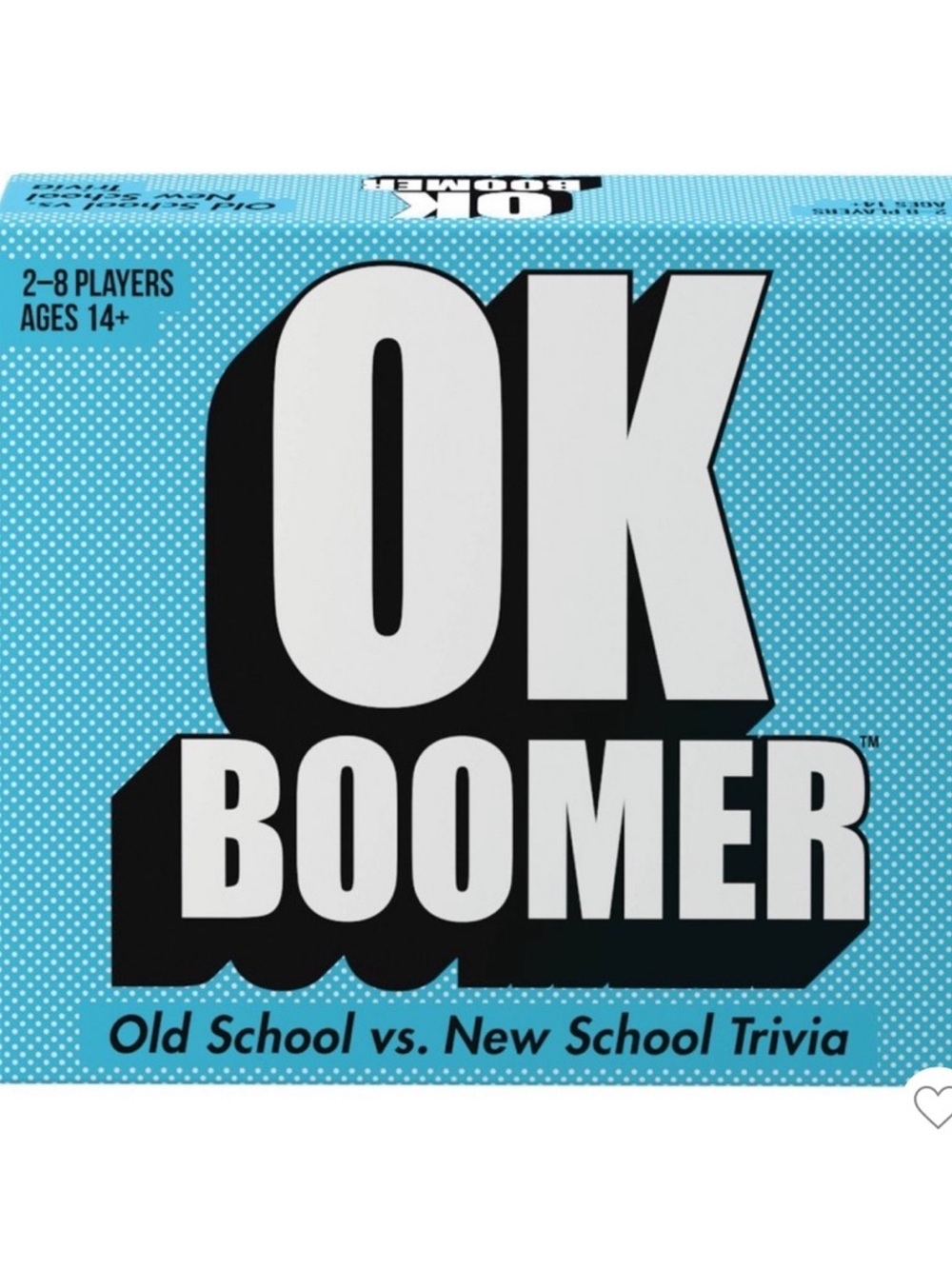 Trivia Game - OK Boomer Old School vs. New School